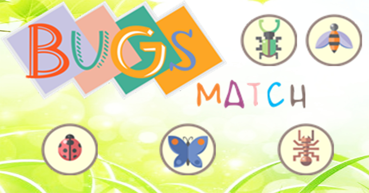 Bugs Matching Game Online