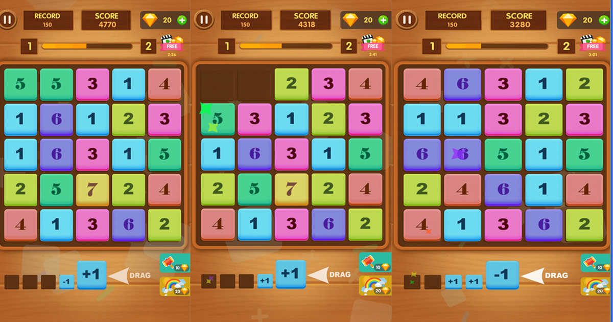 Merge Block: Number Merge Game