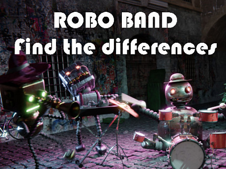 Robot Band - Find the differences