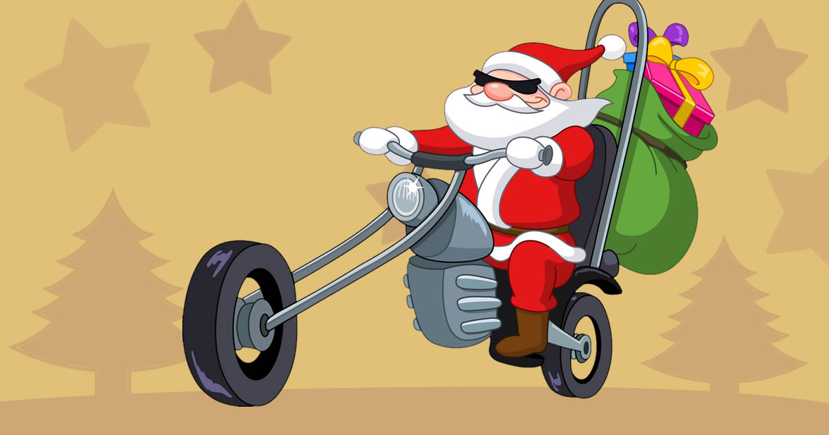 Image Santa Driver Coloring Book