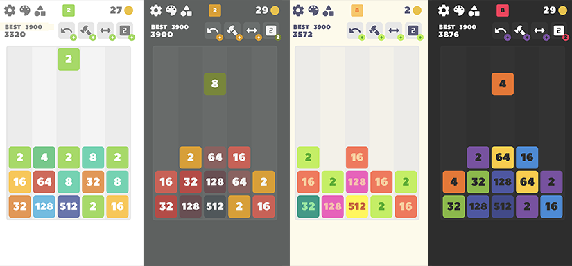 Falling Blocks 2048 - 2D