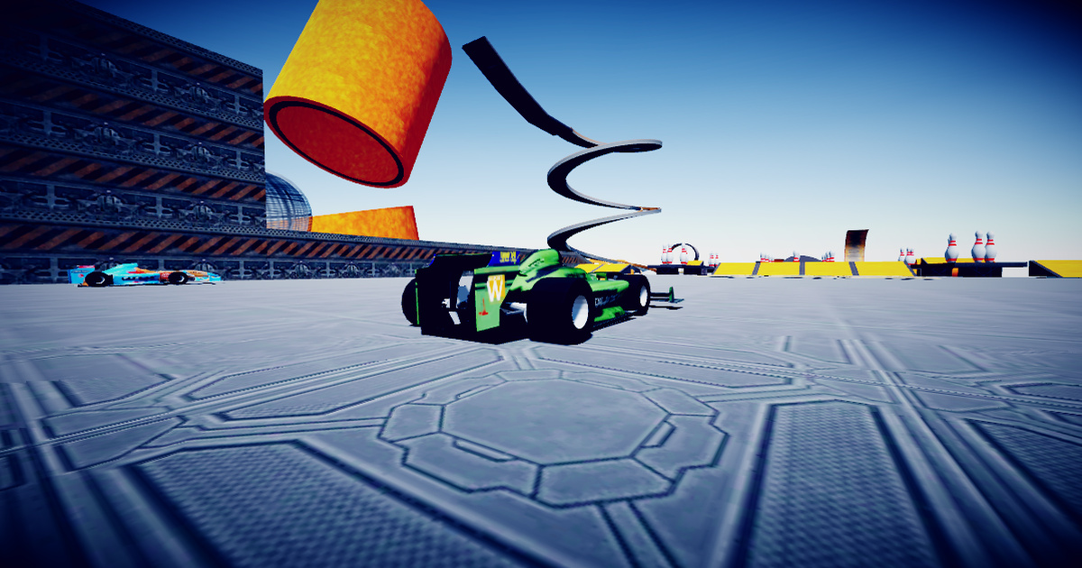 formula car stunt game