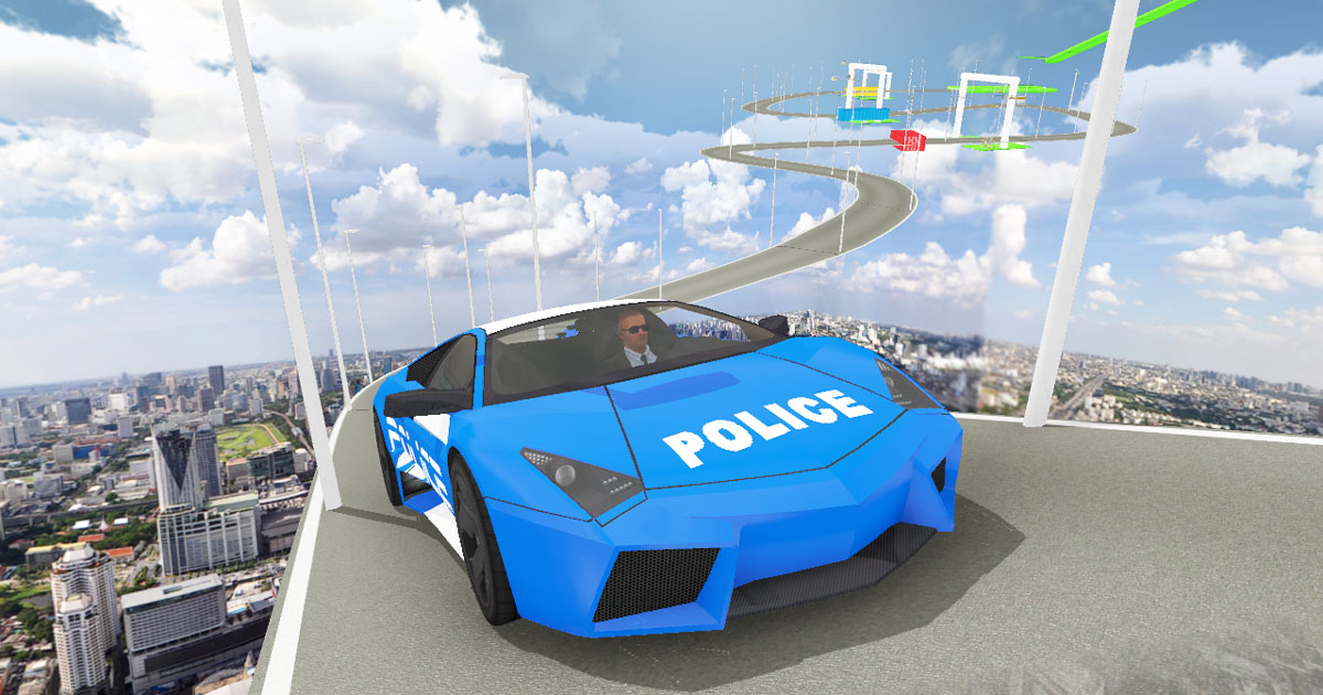 impossible car track
