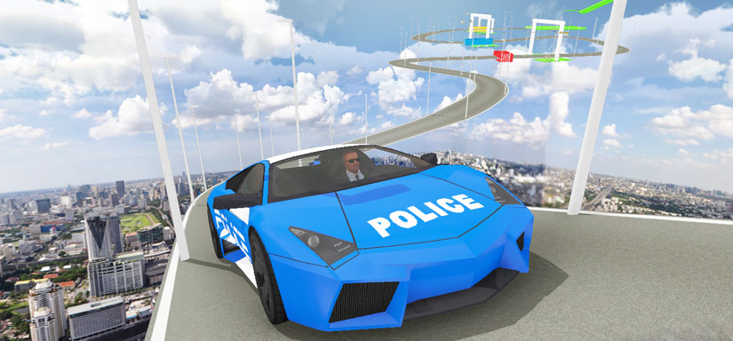 Impossible Police Car Track 3D 2020