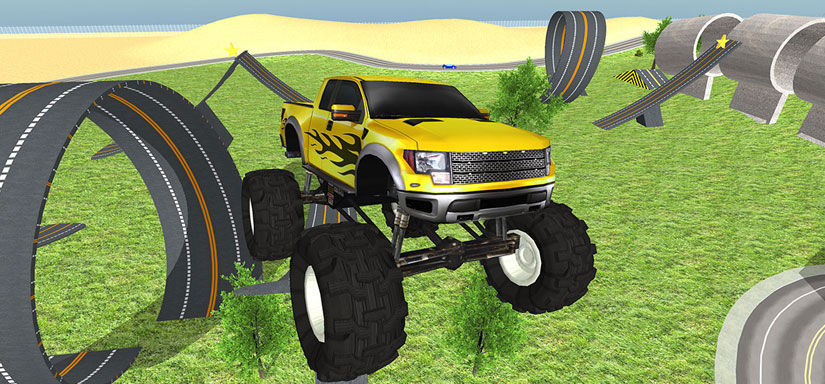 Monster Truck Driving Simulator Game