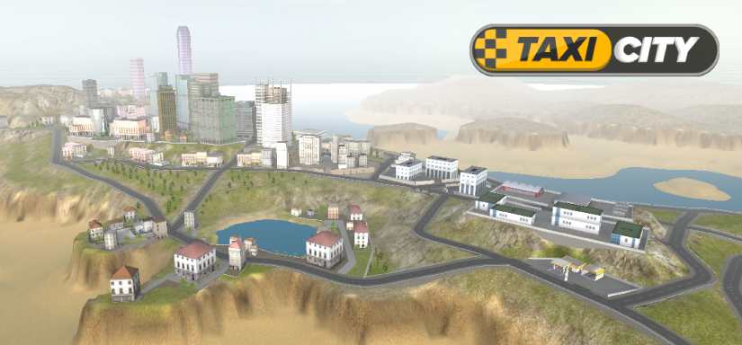 Taxi City game 3D driving simulator of a taxi driver life