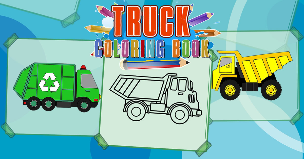 Truck Coloring Book | GameArter.com