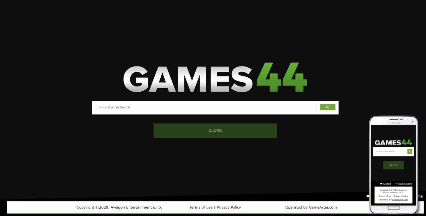 Search page